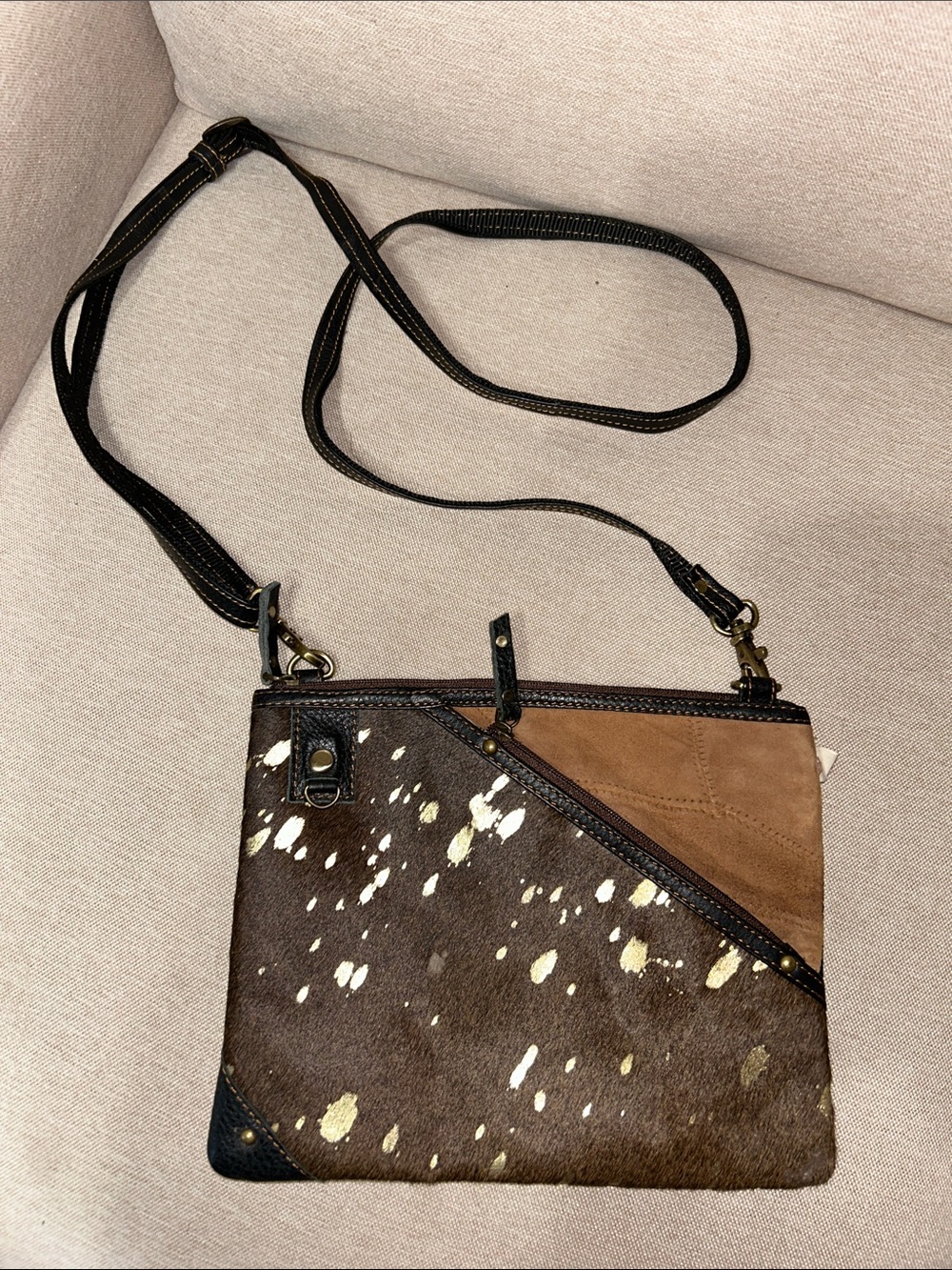 Vaan Ranger | Rawhide Leather Crossbody Satchel